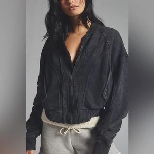 NWOT Daily Practice by Anthropologie Cargo Bomber Jacket